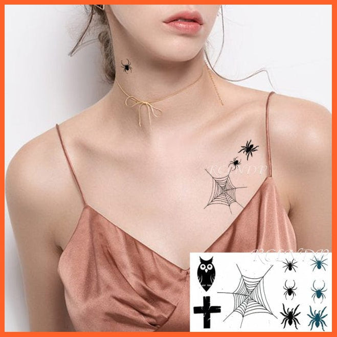 whatagift.com.au Tattoo Wine Red Temporary Waterproof Tattoo Sticker For Fingers