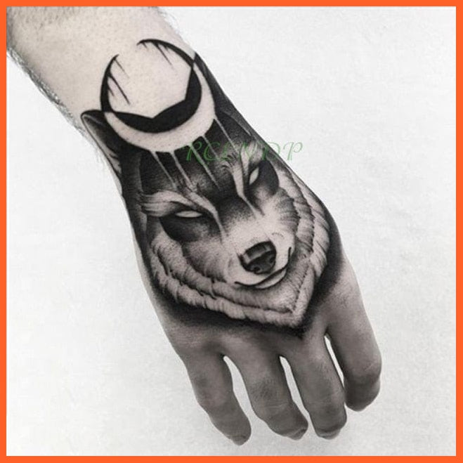 Waterproof Temporary Tattoo Stickers | Eagle Crow Gothic Eye Flash Tattoo Hand Back Arm  Body Art For Women Men | whatagift.com.au.