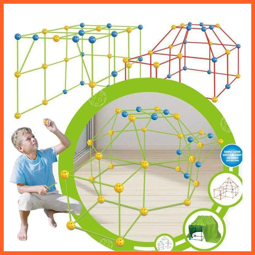 Construction Of Own Tent House Kids Blocks And Diy Tent | whatagift.com.au.