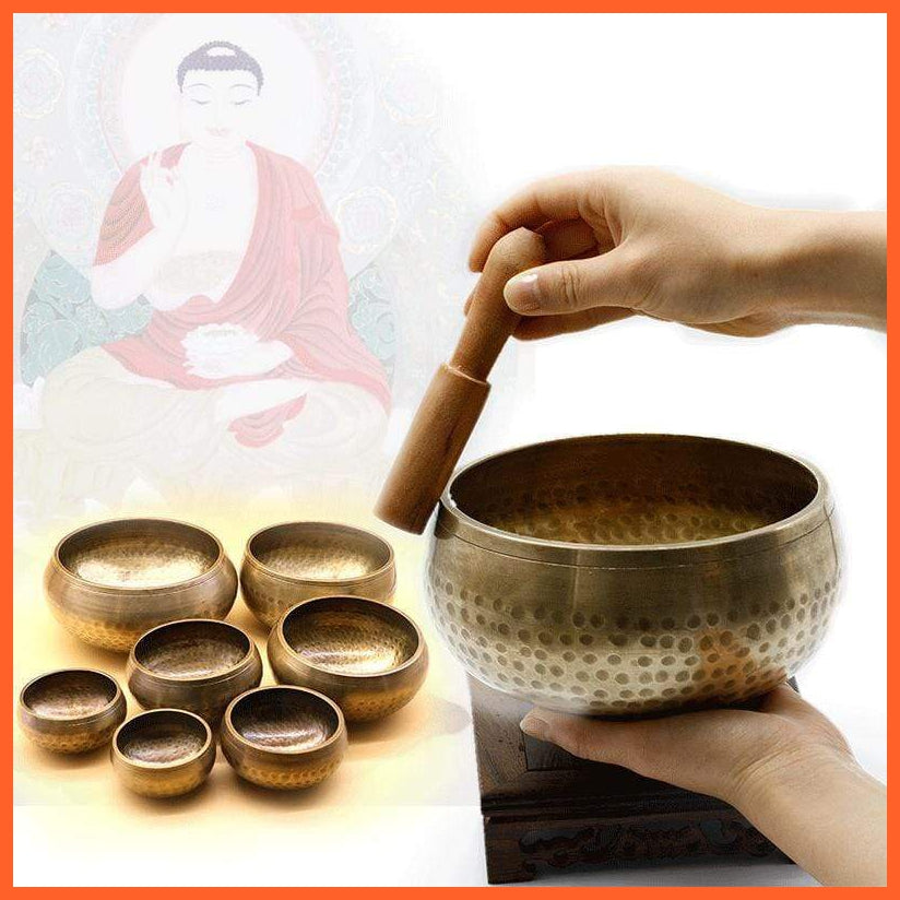 Tibetan Singing Bowl Set — Meditation Sound Bowl Handcrafted In Nepal For Healing And Mindfulness | whatagift.com.au.