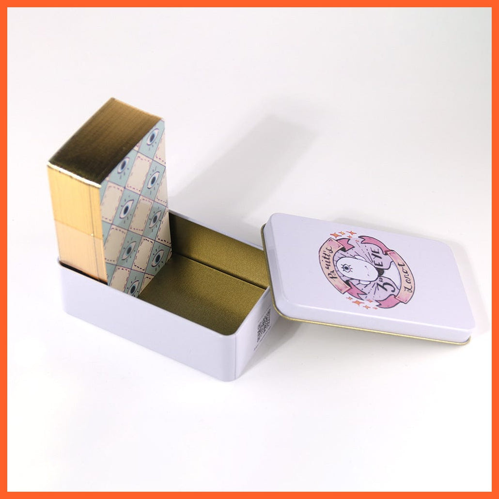 whatagift.com.au Tin Box Tarot 3 Tarot Cards With Tin Box Gilded Edge And Paper Guide - 3rd Eye Tarot