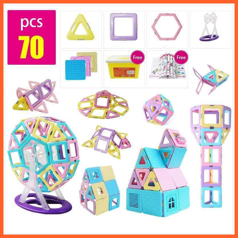 Magnetic Construction Blocks | Construction And Building Educational Magnetic Toy | whatagift.com.au.