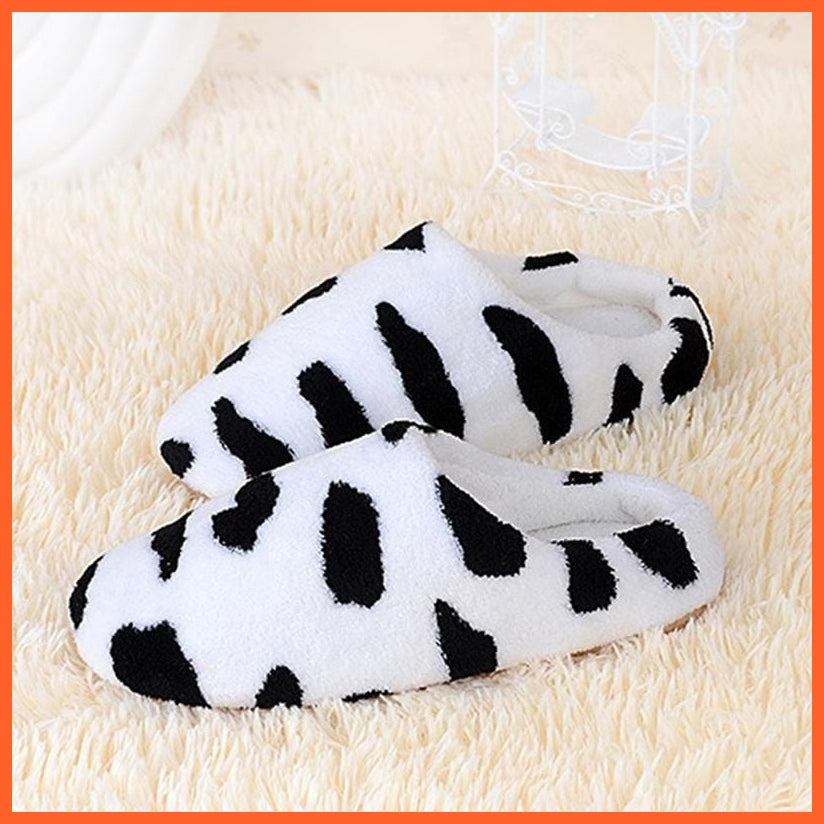 whatagift.com.au Type 1-A / 36 Unisex Winter Warm Soft Plush Indoor Slippers