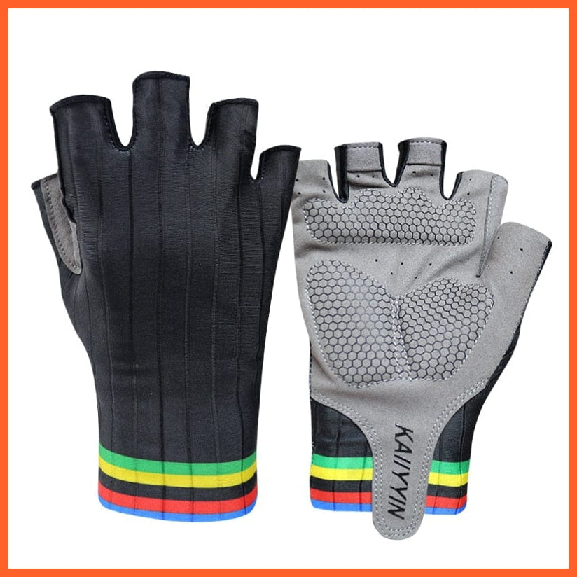 whatagift.com.au Unisex Gloves 5S black / S New Pro Aero Bike Team cycling Gloves | Half Finger Outdoor Unisex Sport Gloves