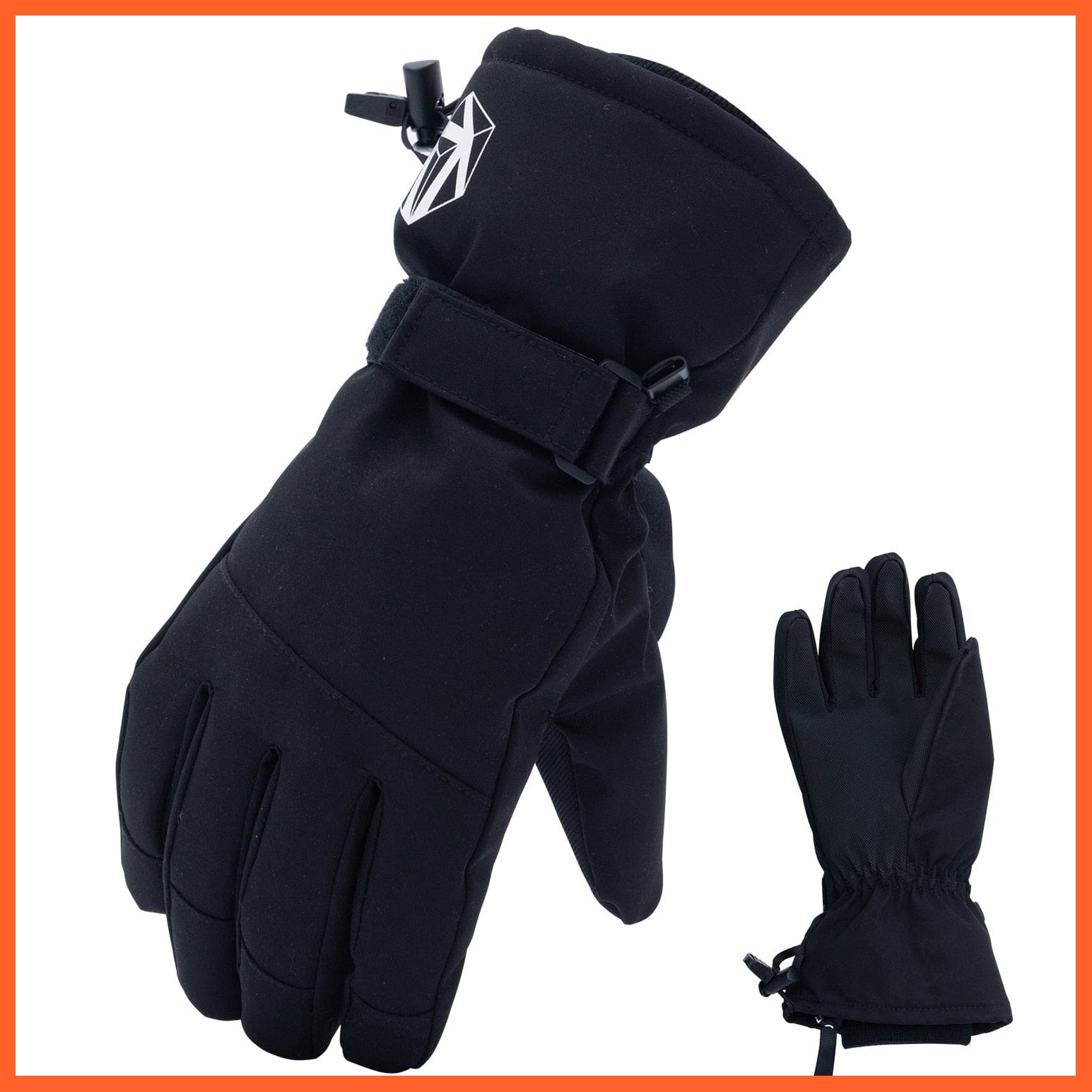 whatagift.com.au Unisex Gloves As the picture 1 / S / China Extra Thick Men Women 2-IN-1 Mittens Ski Gloves | Snow Sports Waterproof Gloves