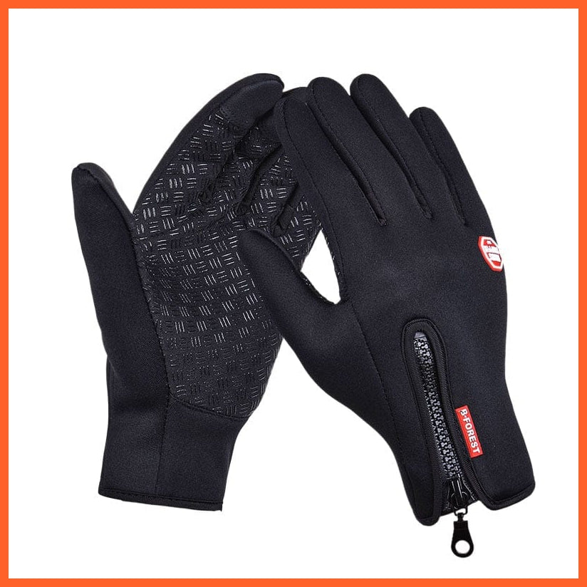 whatagift.com.au Unisex Gloves Black / S Unisex Winter Thermal Warm Cycling Bicycle Touch Screen Gloves
