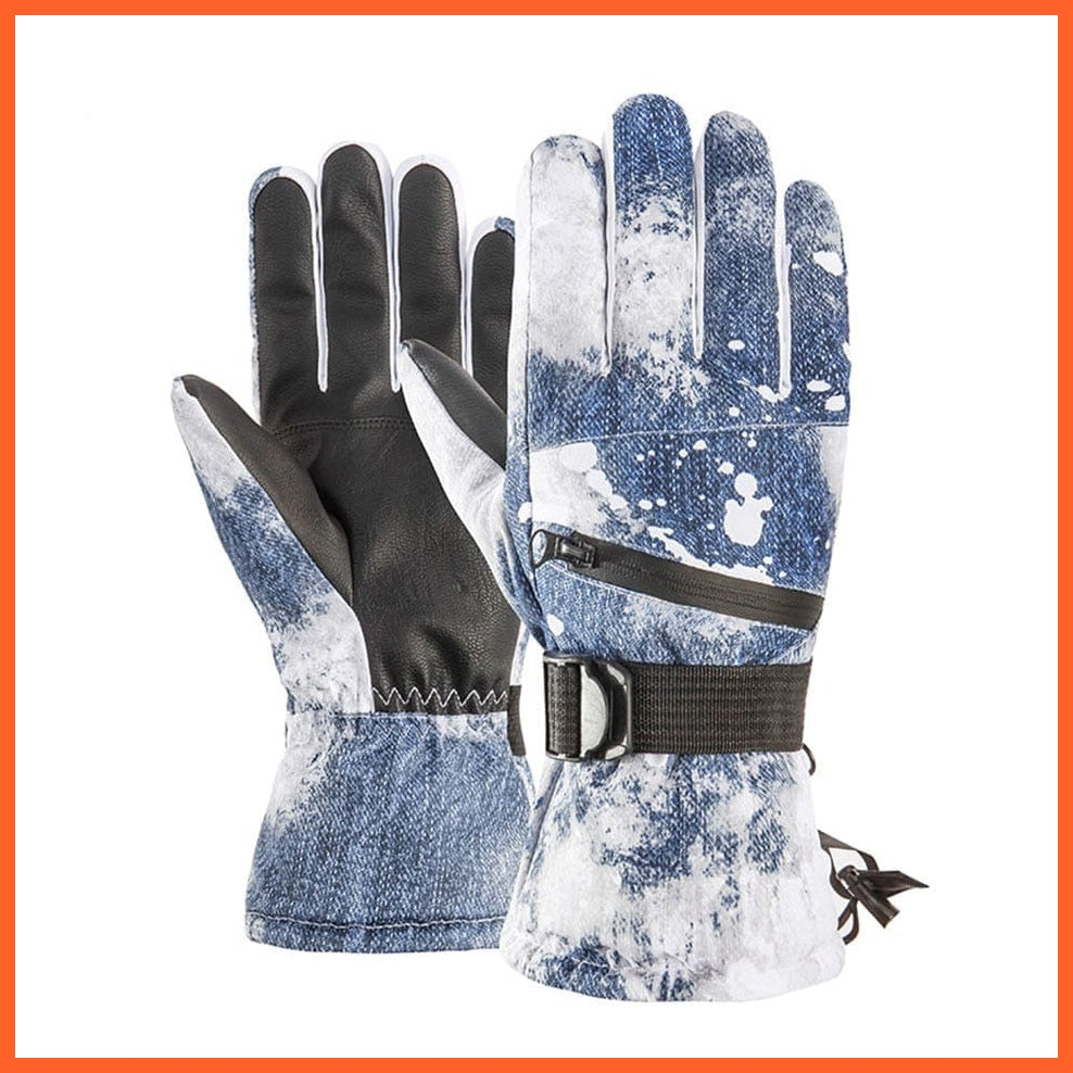 whatagift.com.au Unisex Gloves Blue / S / China Men Women Ski Gloves | Ultralight Winter Warm Snow waterproof gloves