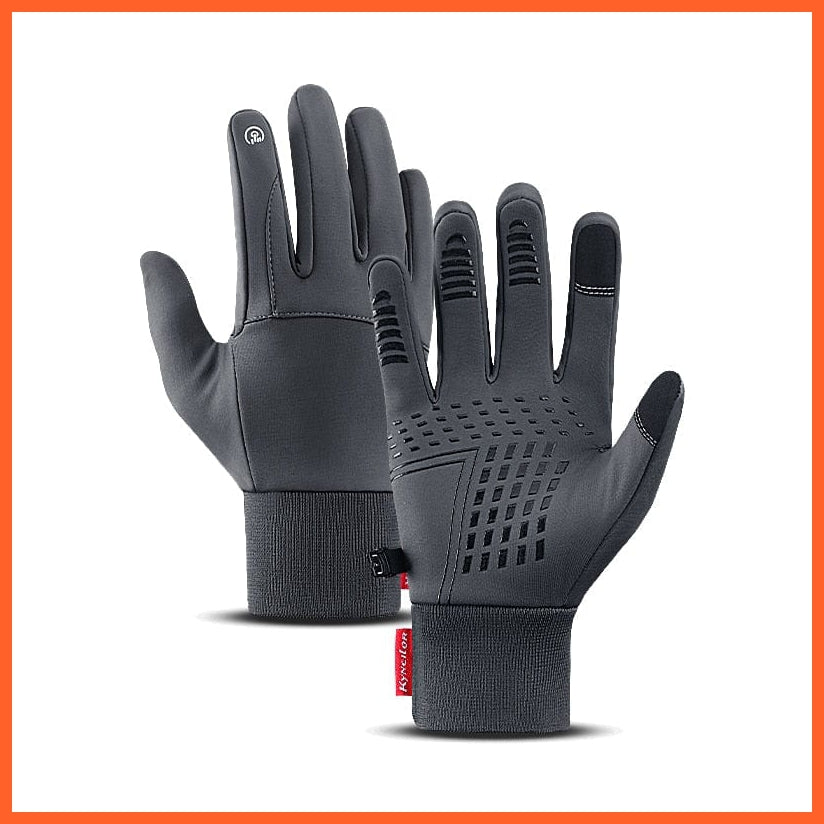 whatagift.com.au Unisex Gloves Grey-79 / S Winter Sports Anti-slip Windproof  Full Finger Gloves