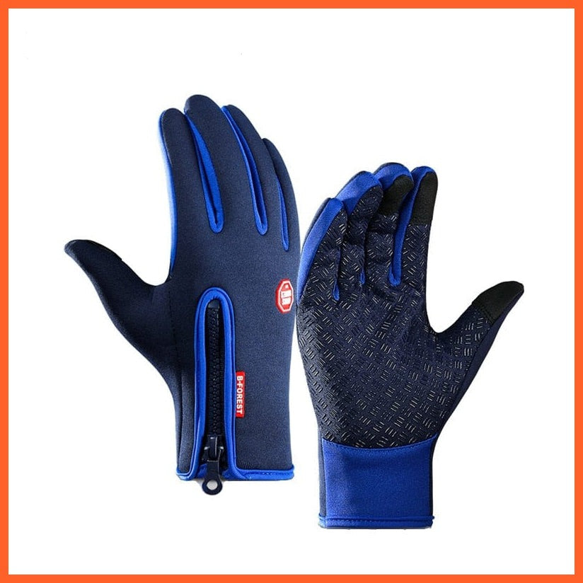 whatagift.com.au Unisex Gloves Sapphire blue / S Cycling Winter Outdoor Sports Gloves | Men Women Touch Screen Windproof Glove