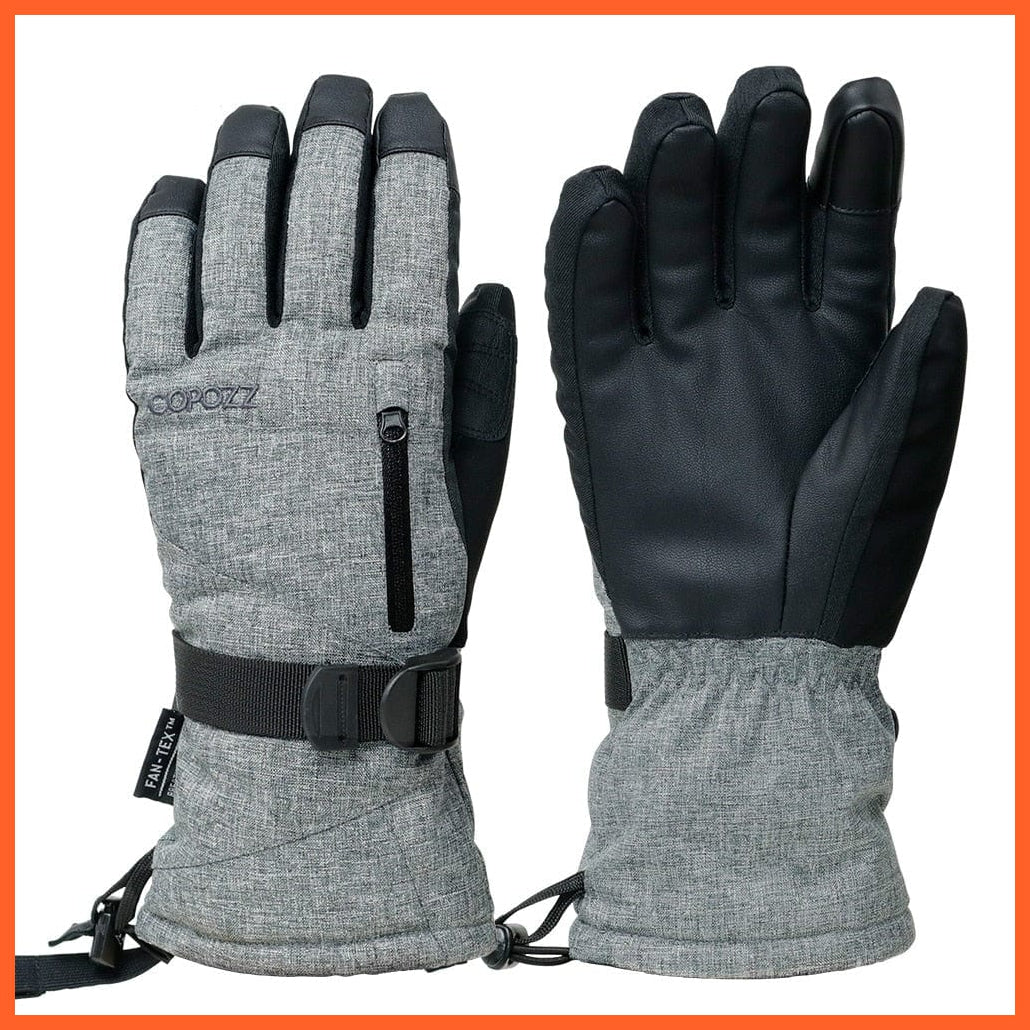 whatagift.com.au Unisex Gloves Ski Waterproof Thermal Touchscreen Gloves | Men Women Warm Snow Gloves