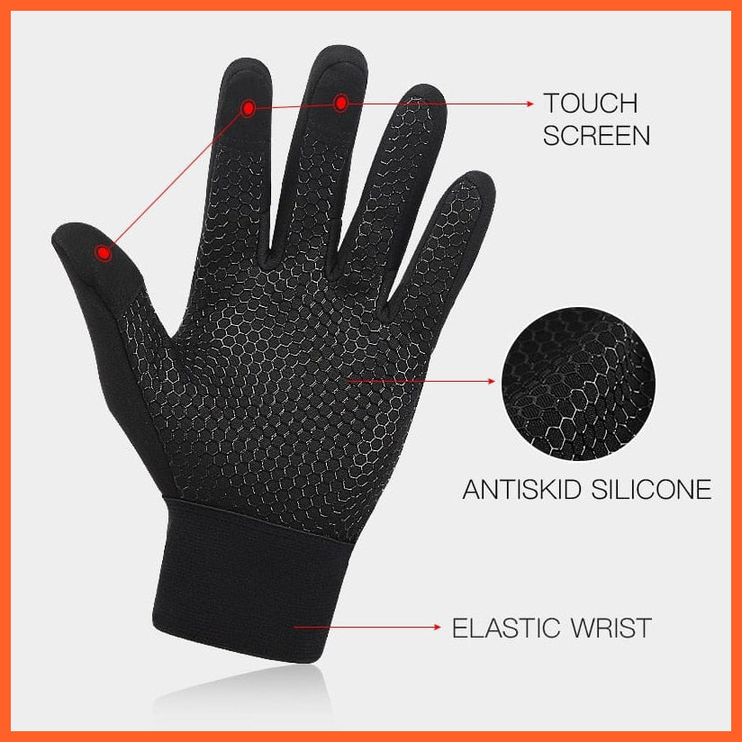 whatagift.com.au Unisex Gloves Winter Sports Anti-slip Windproof  Full Finger Gloves