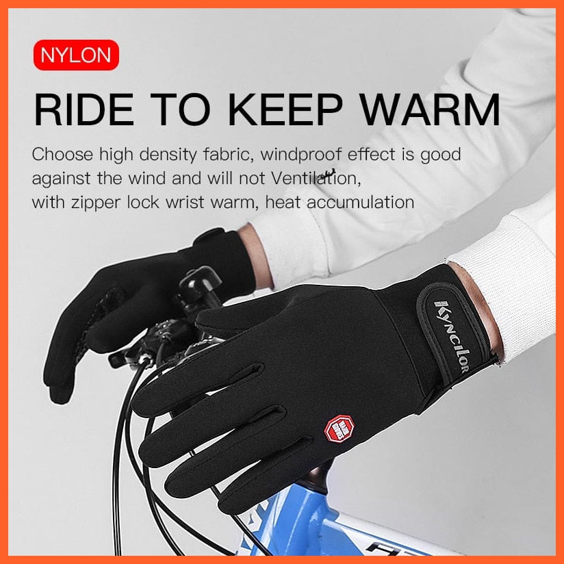 whatagift.com.au Unisex Gloves Winter Sports Anti-slip Windproof  Full Finger Gloves