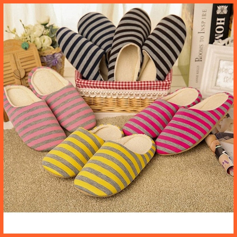 whatagift.com.au Unisex Winter Warm Soft Plush Indoor Slippers