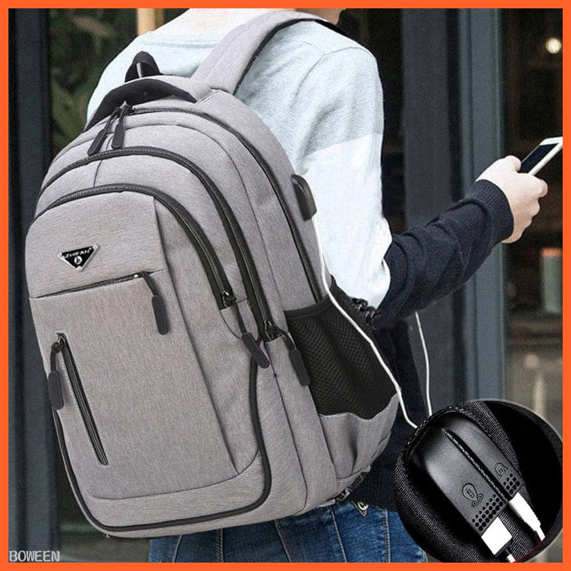 whatagift.com.au Waterproof Laptop Backpack With Various Compartments