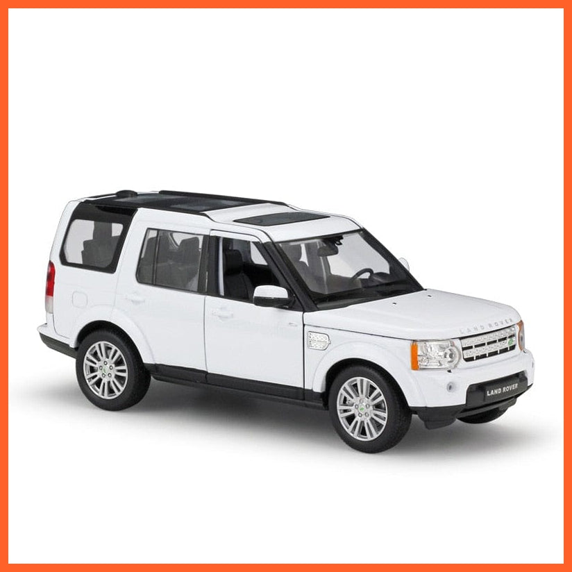 whatagift.com.au White 1:24  Land Rover Discovery 4 Simulation Alloy Car Model | Best Gift For Car Lovers