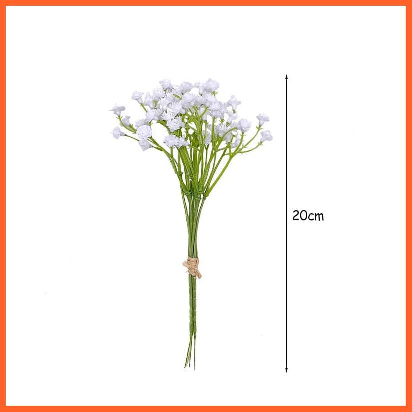 whatagift.com.au white / 1pcs 20cm White Gypsophila Artificial Flowers For Decoration