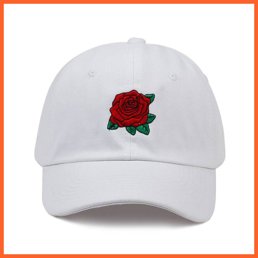 New Roses Baseball Cap | Adjustable Breathable Printed Summer Sports Caps | whatagift.com.au.