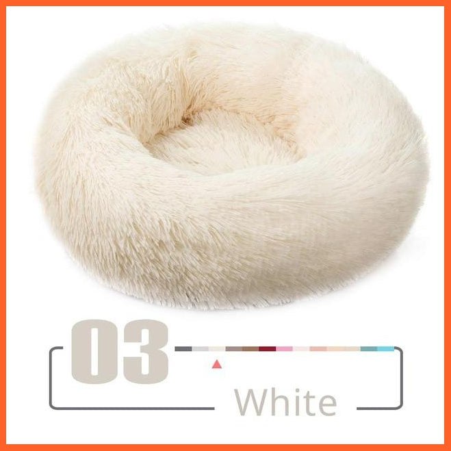 Round Plush Cat Bed | whatagift.com.au.