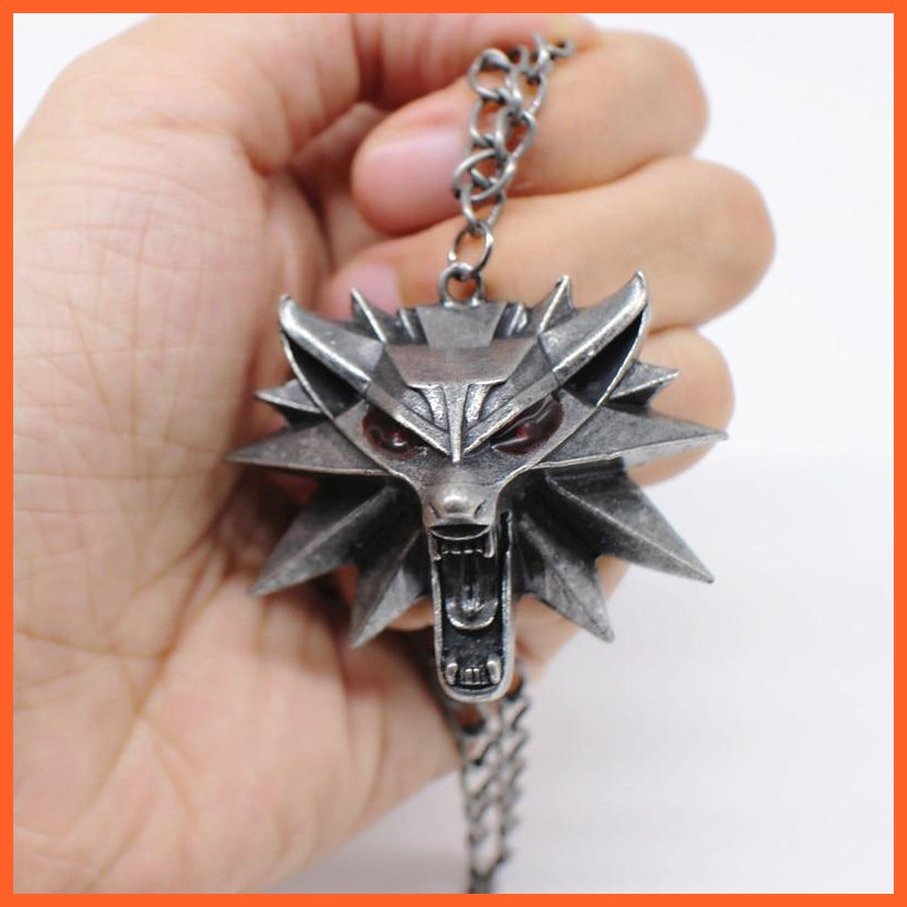 Wild Wolf Pendant Inspired By Wizard 3 Wild Hunt Game | whatagift.com.au.