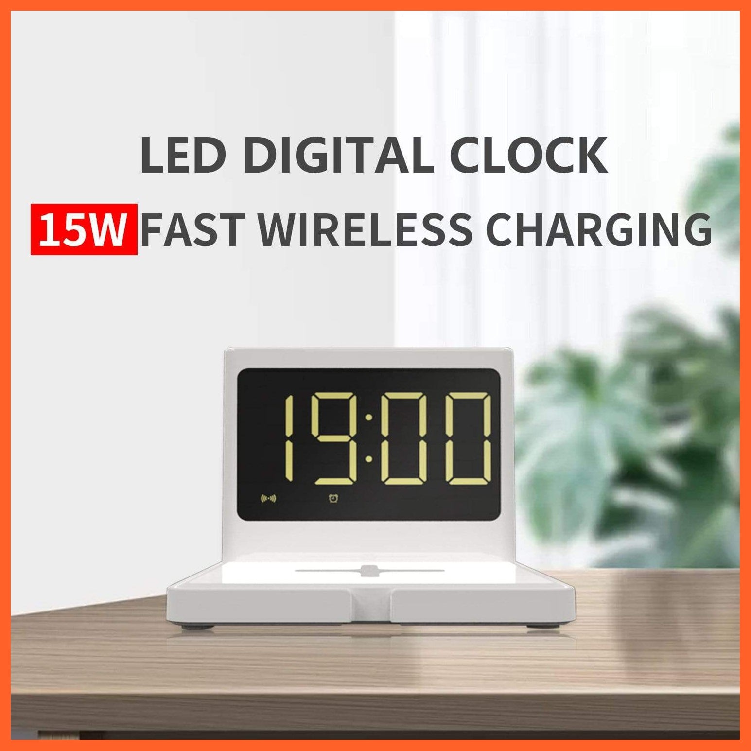 Night Light Multi Function Wireless Charger With Fan | whatagift.com.au.