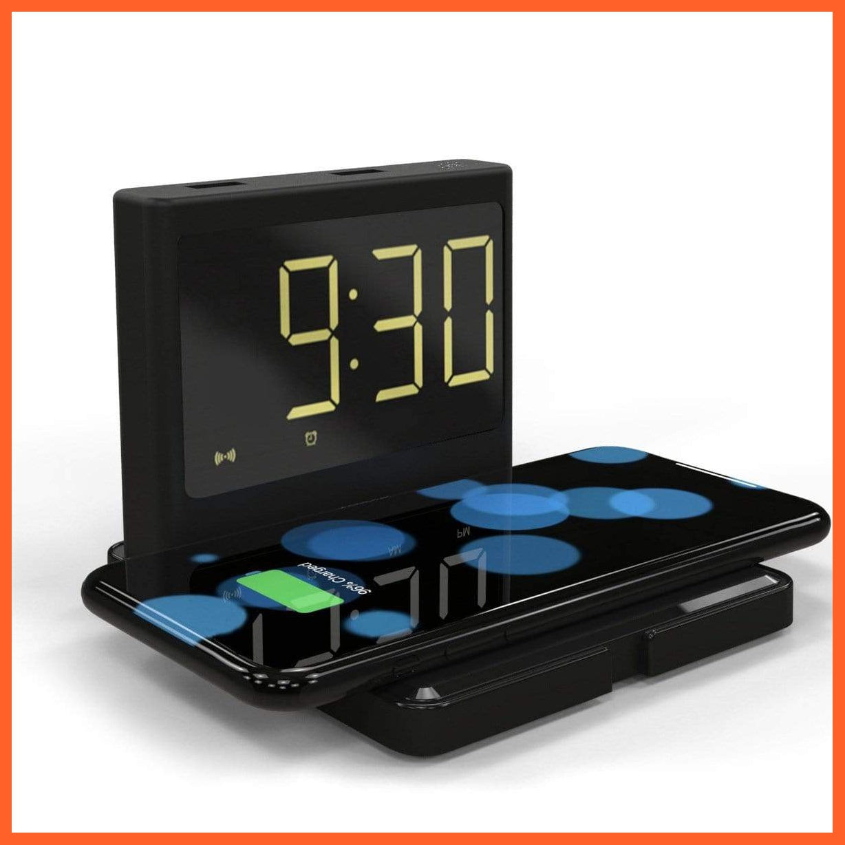 Night Light Multi Function Wireless Charger With Fan | whatagift.com.au.