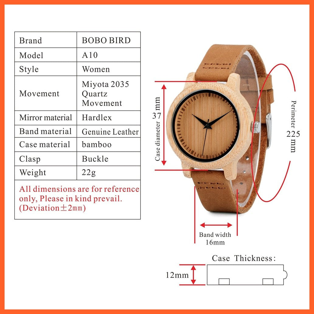 whatagift.com.au Women 38mm / China Wooden Strap Luxury Couple Watch With Box