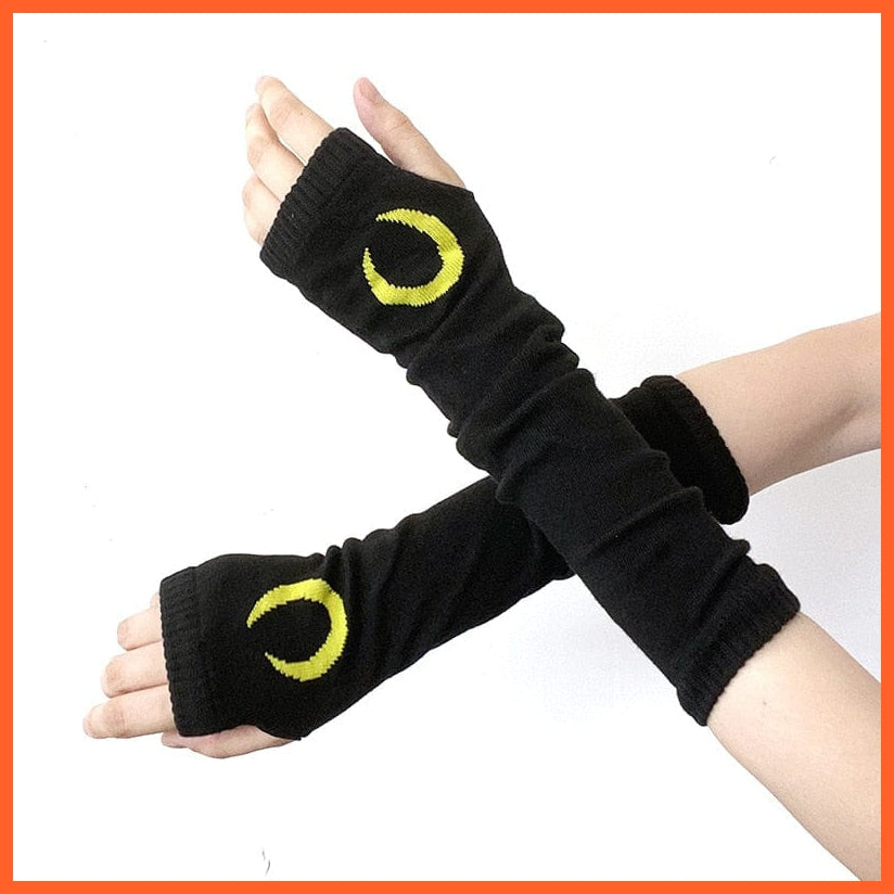 whatagift.com.au Women's Gloves 10 / One Size Black Punk long Fingerless Gloves | Women Men Sports Outdoor Hip-hop Gloves
