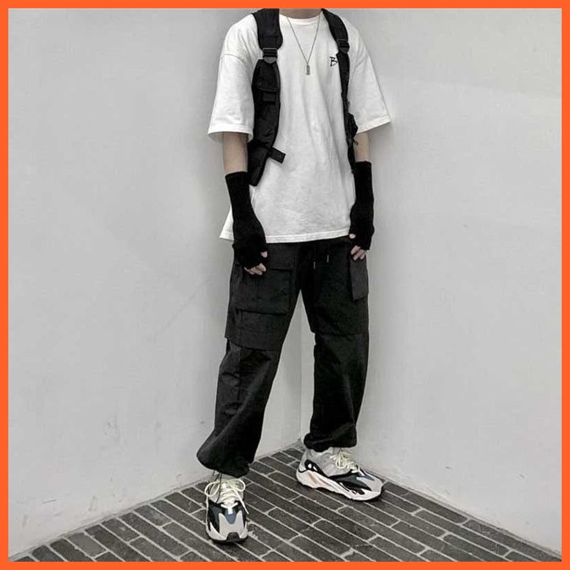 whatagift.com.au Women's Gloves Black Punk long Fingerless Gloves | Women Men Sports Outdoor Hip-hop Gloves