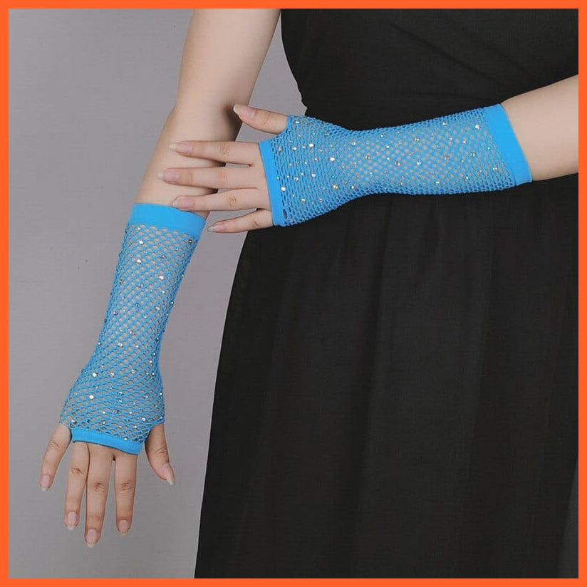 whatagift.com.au Women's Gloves Copy of Elegant Women Ultra-Thin Long Sexy Black Gloves | Lace Mesh Gloves
