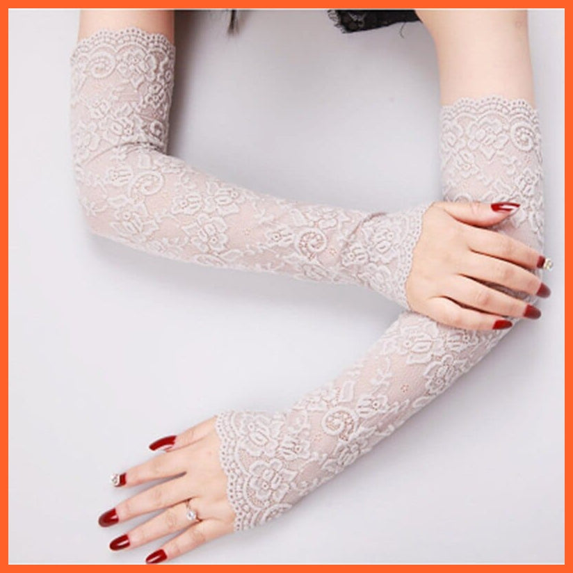 whatagift.com.au Women's Gloves Copy of Elegant Women Ultra-Thin Long Sexy Black Gloves | Lace Mesh Gloves