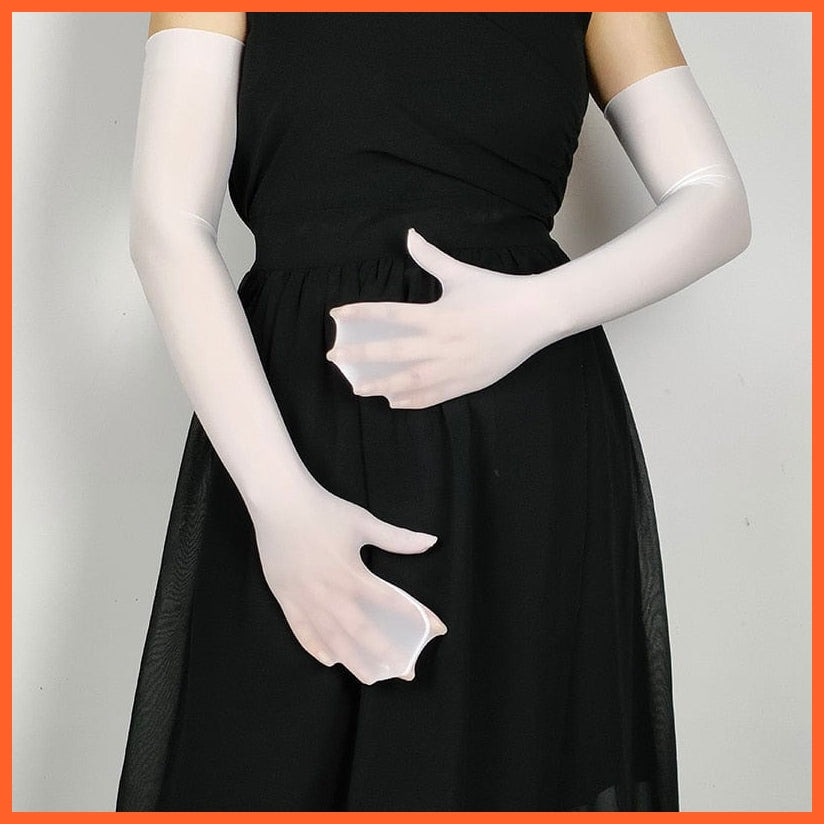 whatagift.com.au Women's Gloves Copy of Fashion Sexy Ultra-thin Sunscreen Long Lace Gloves