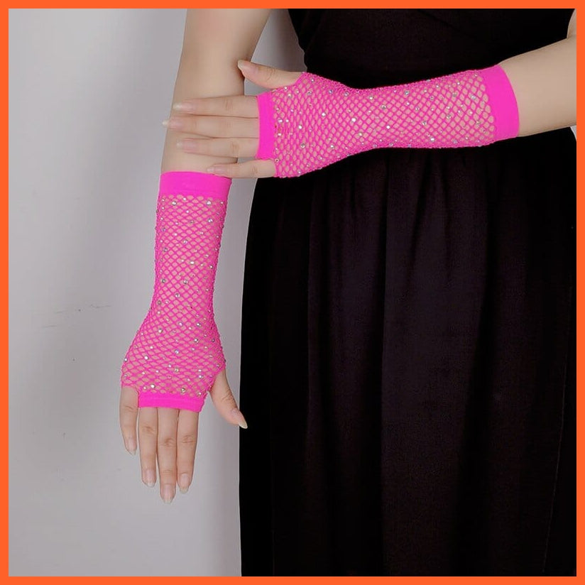 whatagift.com.au Women's Gloves Elegant Women Ultra-Thin Long Sexy Black Gloves | Lace Mesh Gloves