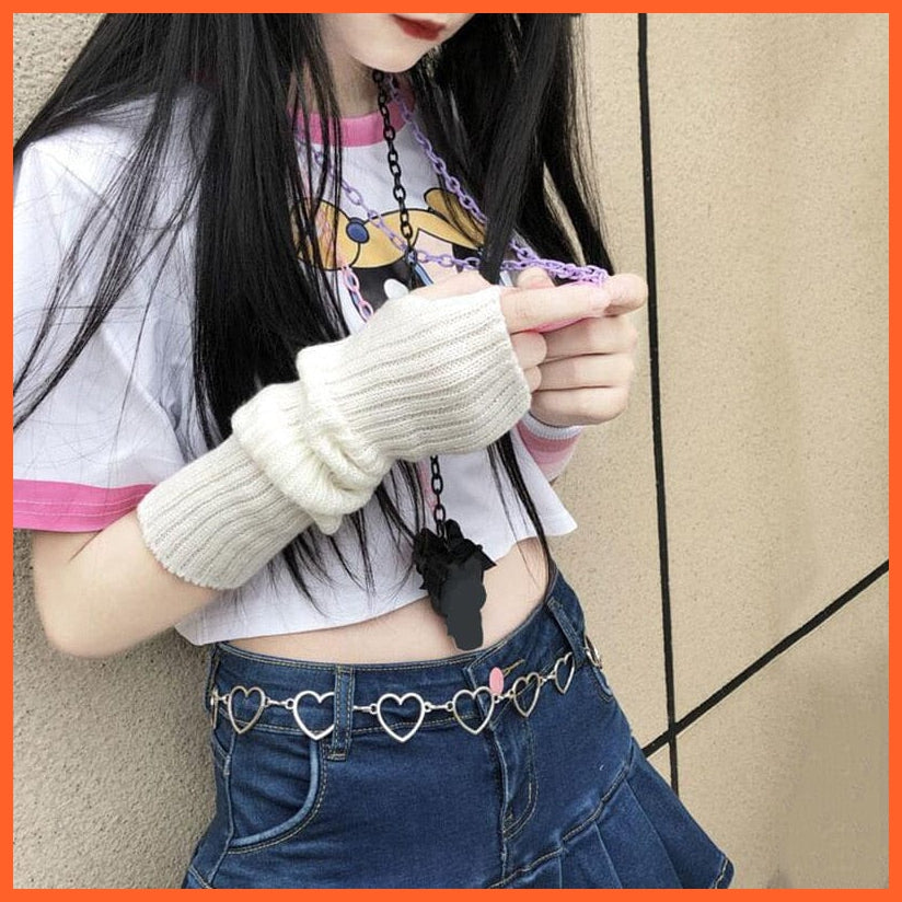 whatagift.com.au Women's Gloves Long Fingerless Women‘s Winter Warmer | Knitted Arm Sleeve Gothic Gloves
