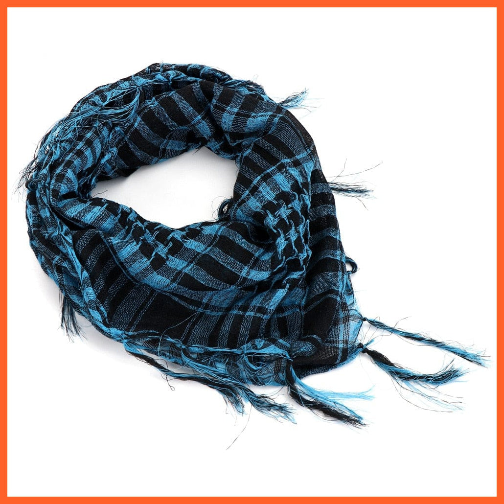 whatagift.com.au Women's Scarf 95x95cm / Blue Hijab Tactical Desert Arabian Scarf | Men Women Winter Military Commando Scarf