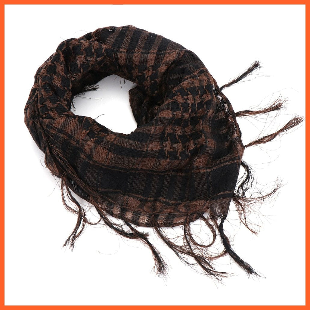 whatagift.com.au Women's Scarf 95x95cm / Brown Hijab Tactical Desert Arabian Scarf | Men Women Winter Military Commando Scarf