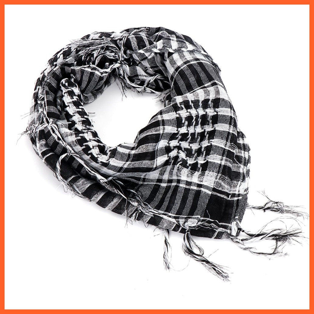 whatagift.com.au Women's Scarf 95x95cm / White Hijab Tactical Desert Arabian Scarf | Men Women Winter Military Commando Scarf