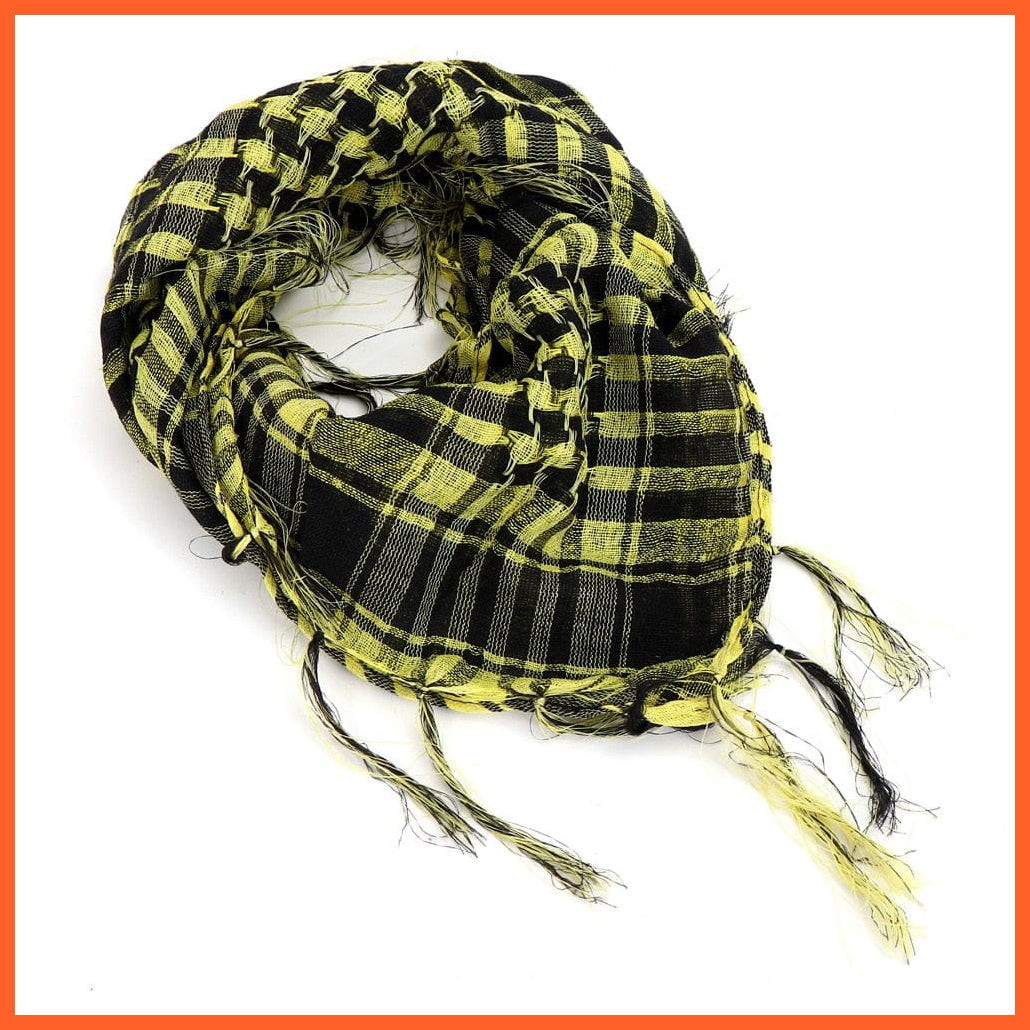 whatagift.com.au Women's Scarf 95x95cm / Yellow Hijab Tactical Desert Arabian Scarf | Men Women Winter Military Commando Scarf