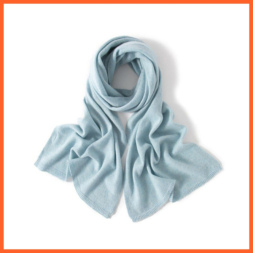 whatagift.com.au Women's Scarf as picture3 / One Size Women's Pashmina Knitted Scarf | Winter Pure Cashmere Soft Scarves