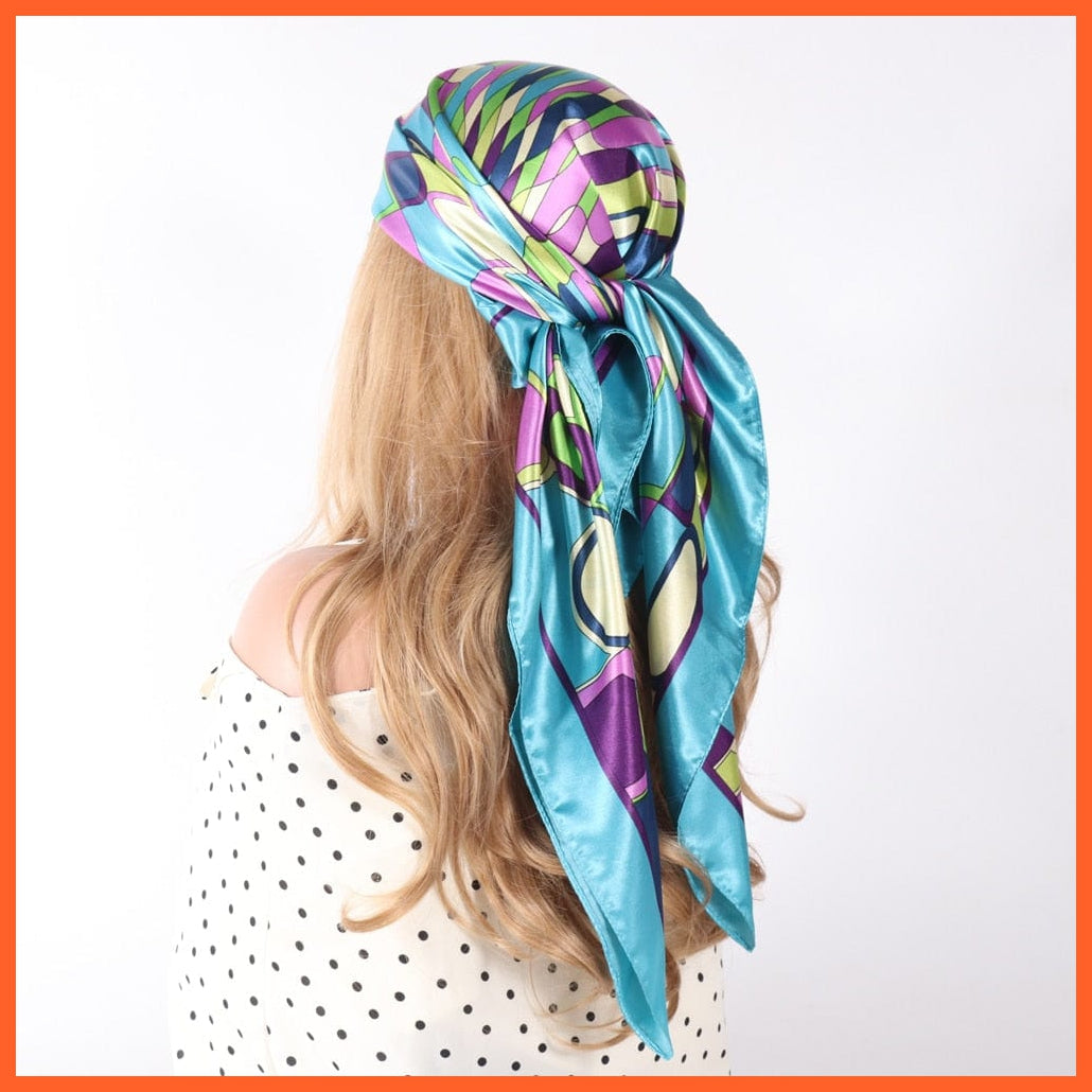 whatagift.com.au Women's Scarf Copy of Women Luxury Silk Scarves | Summer Fashion Bandanas Designer Hijab