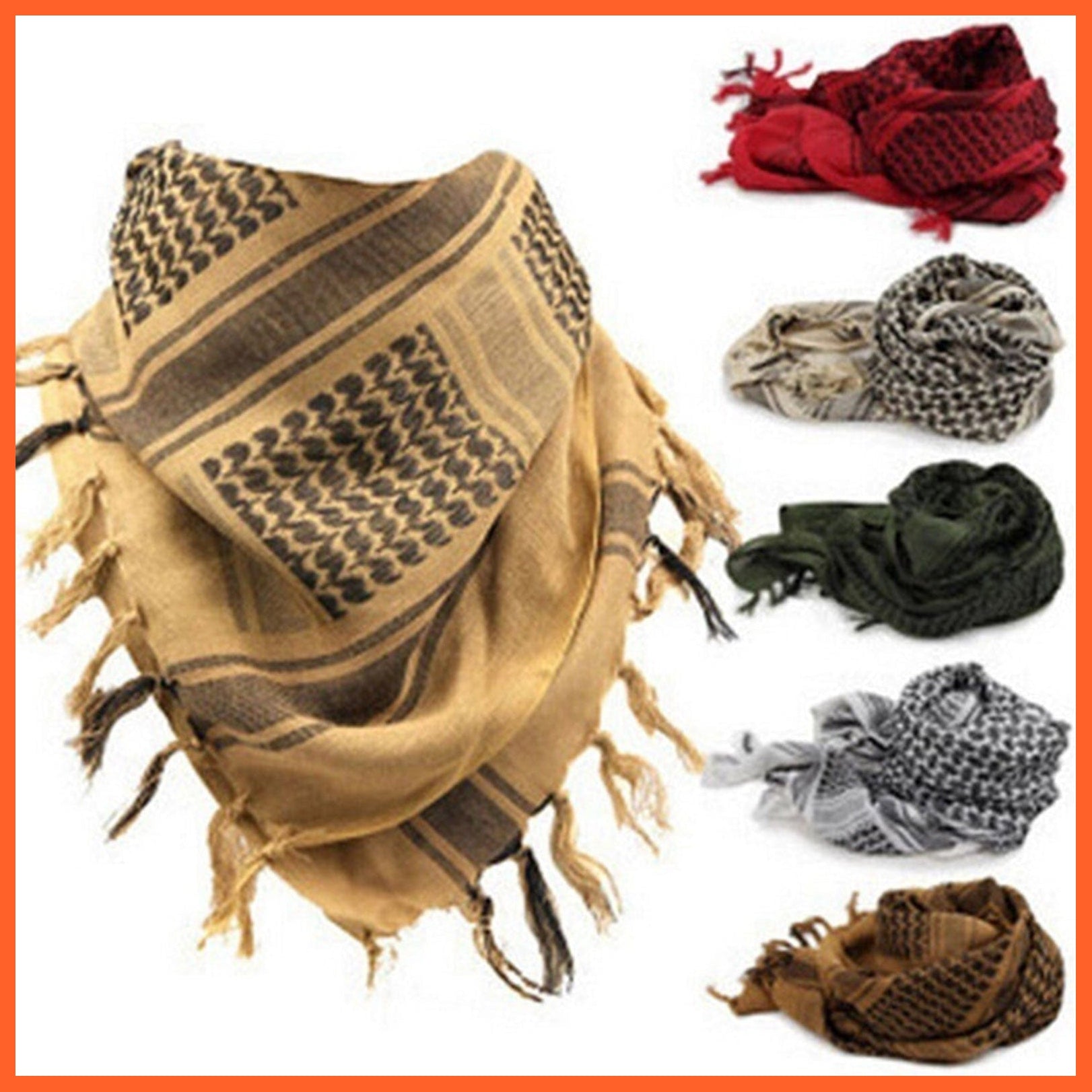 whatagift.com.au Women's Scarf Hijab Tactical Desert Arabian Scarf | Men Women Winter Military Commando Scarf