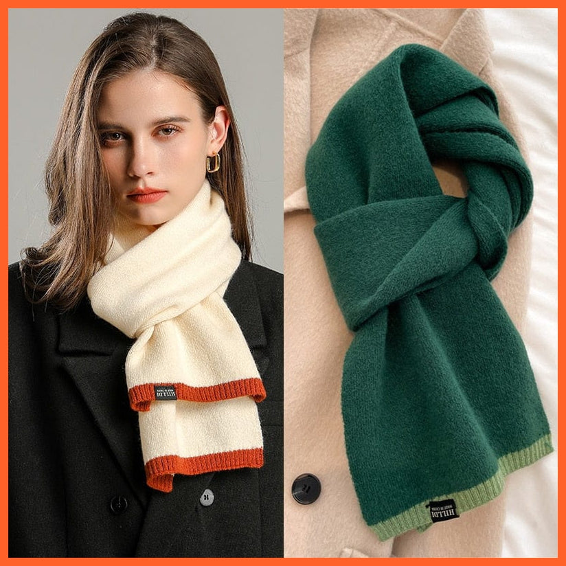 whatagift.com.au Women's Scarf Winter Knitted Scarf for Women | Warm Woolen Soft Cashmere Shawl