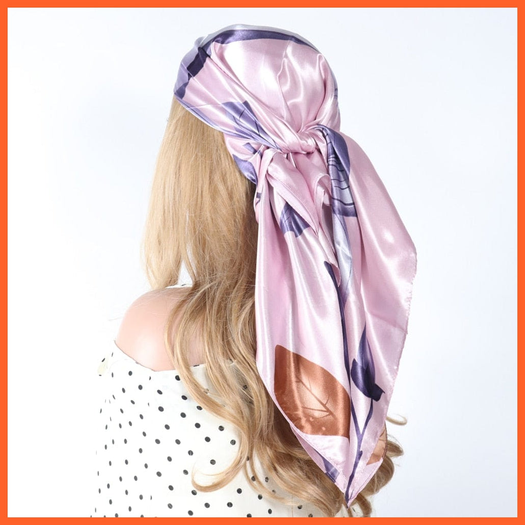 whatagift.com.au Women's Scarf Women Luxury Silk Scarves | Summer Fashion Bandanas Designer Hijab