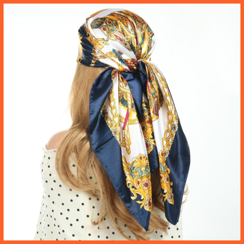 whatagift.com.au Women's Scarf Women Luxury Silk Scarves | Summer Fashion Bandanas Designer Hijab