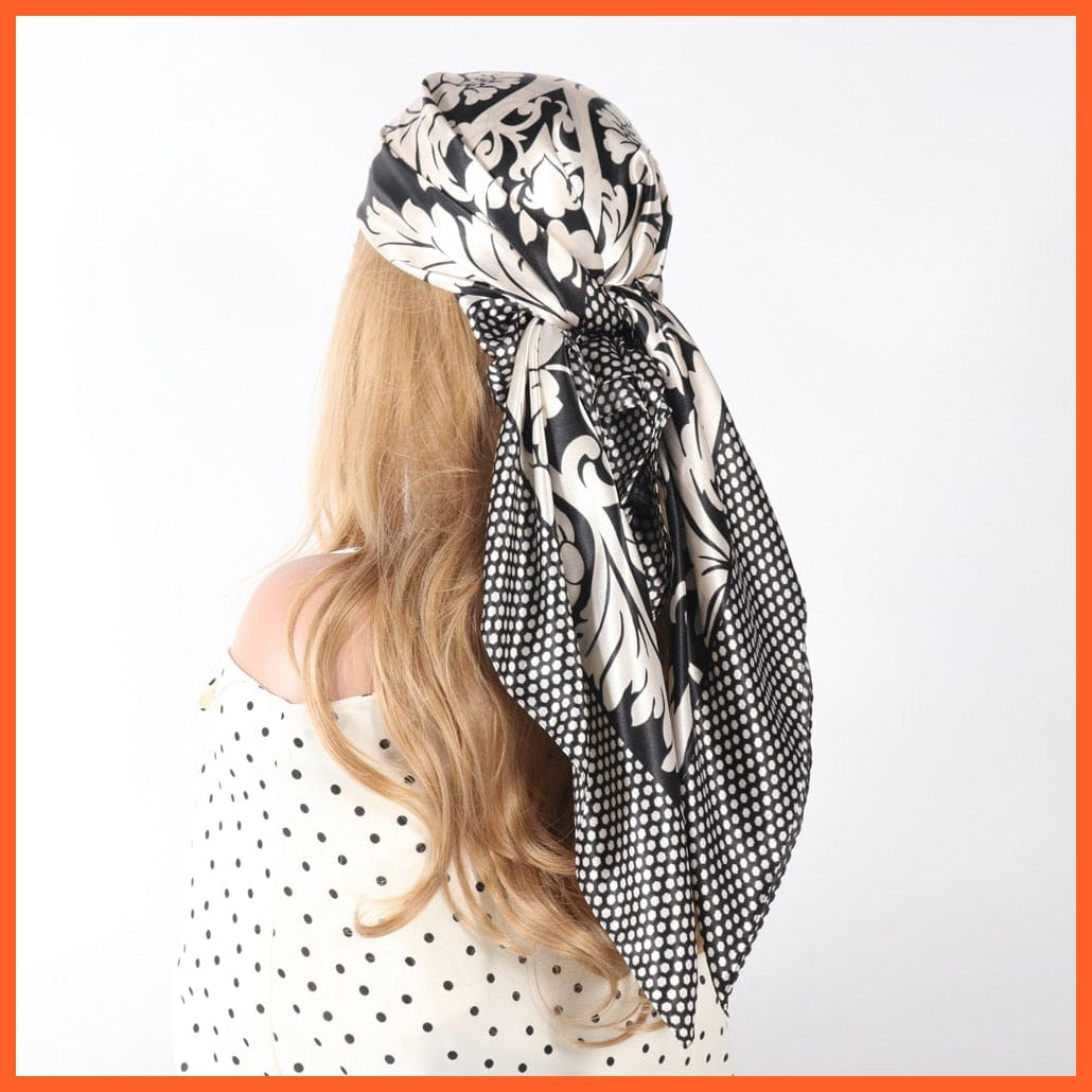 whatagift.com.au Women's Scarf Women Luxury Silk Scarves | Summer Fashion Bandanas Designer Hijab