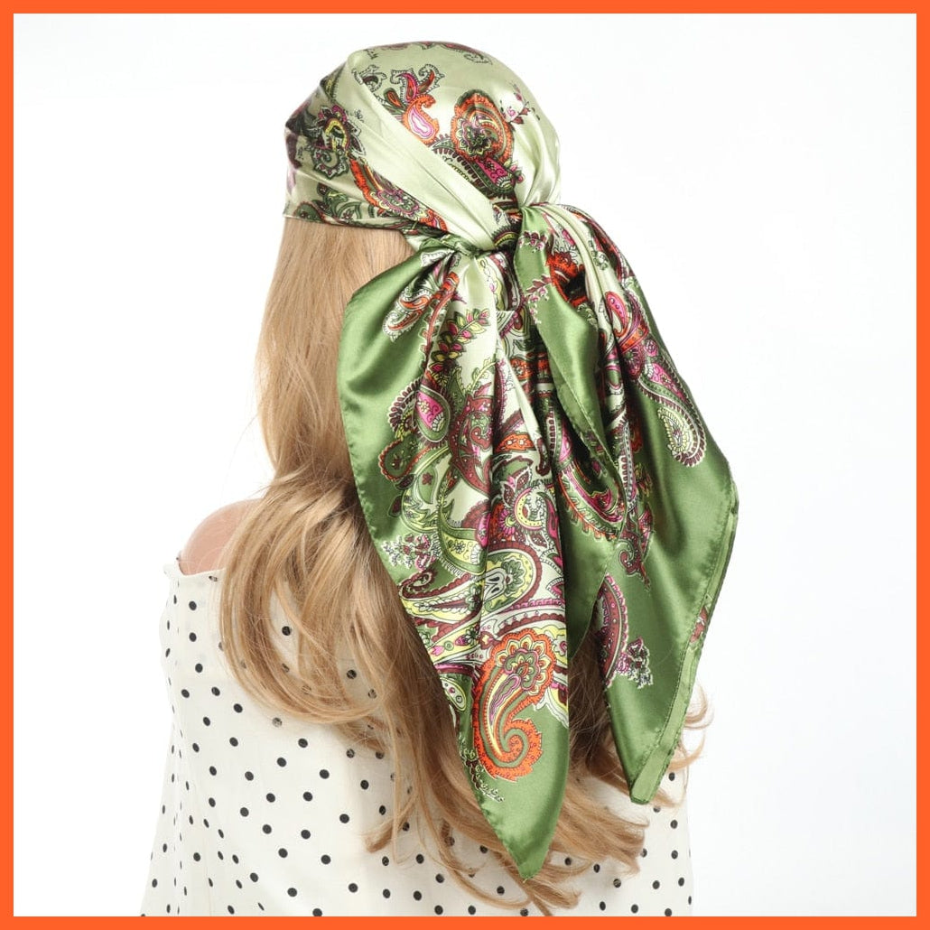 whatagift.com.au Women's Scarf Women Luxury Silk Scarves | Summer Fashion Bandanas Designer Hijab