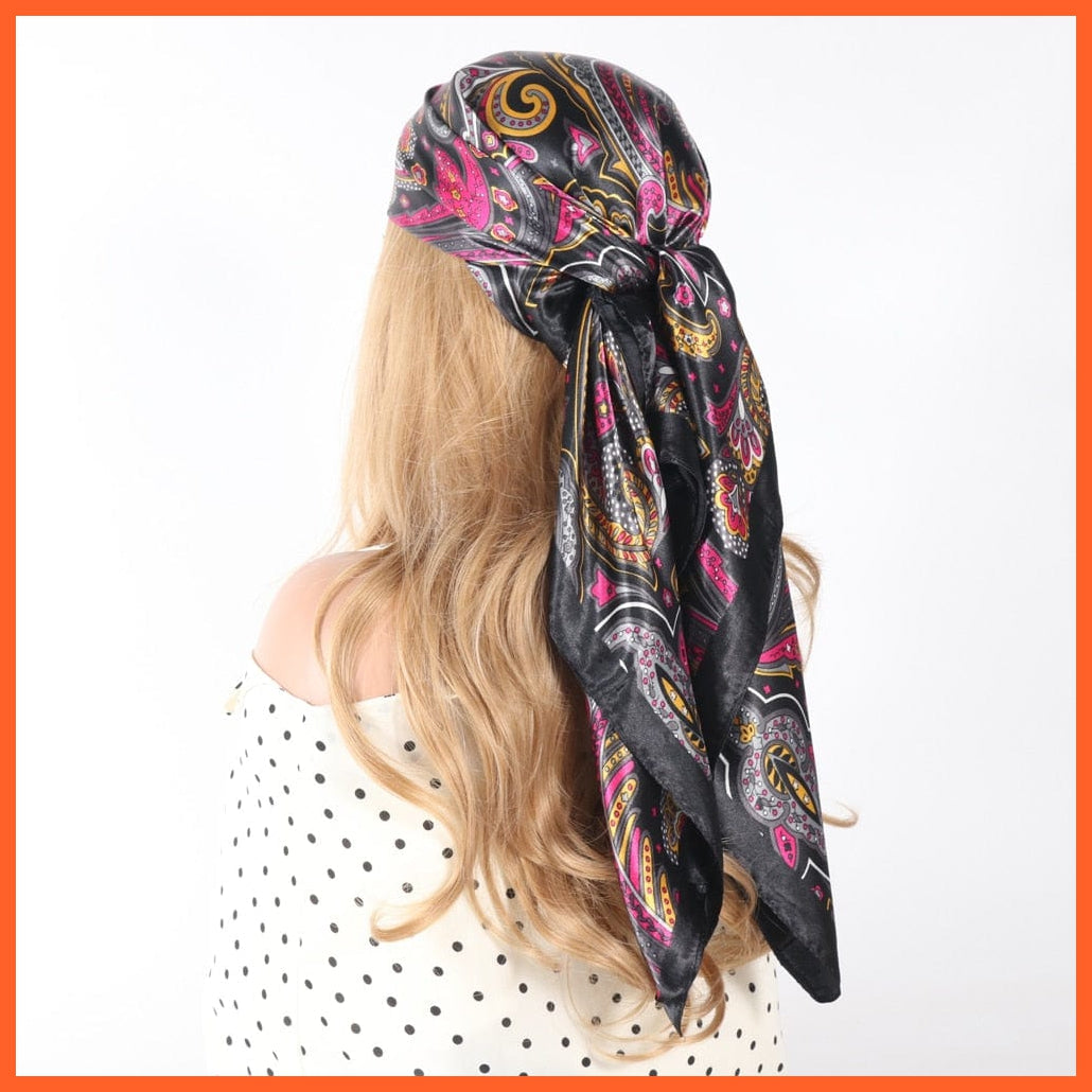 whatagift.com.au Women's Scarf Women Luxury Silk Scarves | Summer Fashion Bandanas Designer Hijab