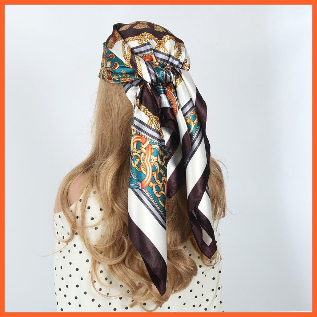 whatagift.com.au Women's Scarf Women Luxury Silk Scarves | Summer Fashion Bandanas Designer Hijab