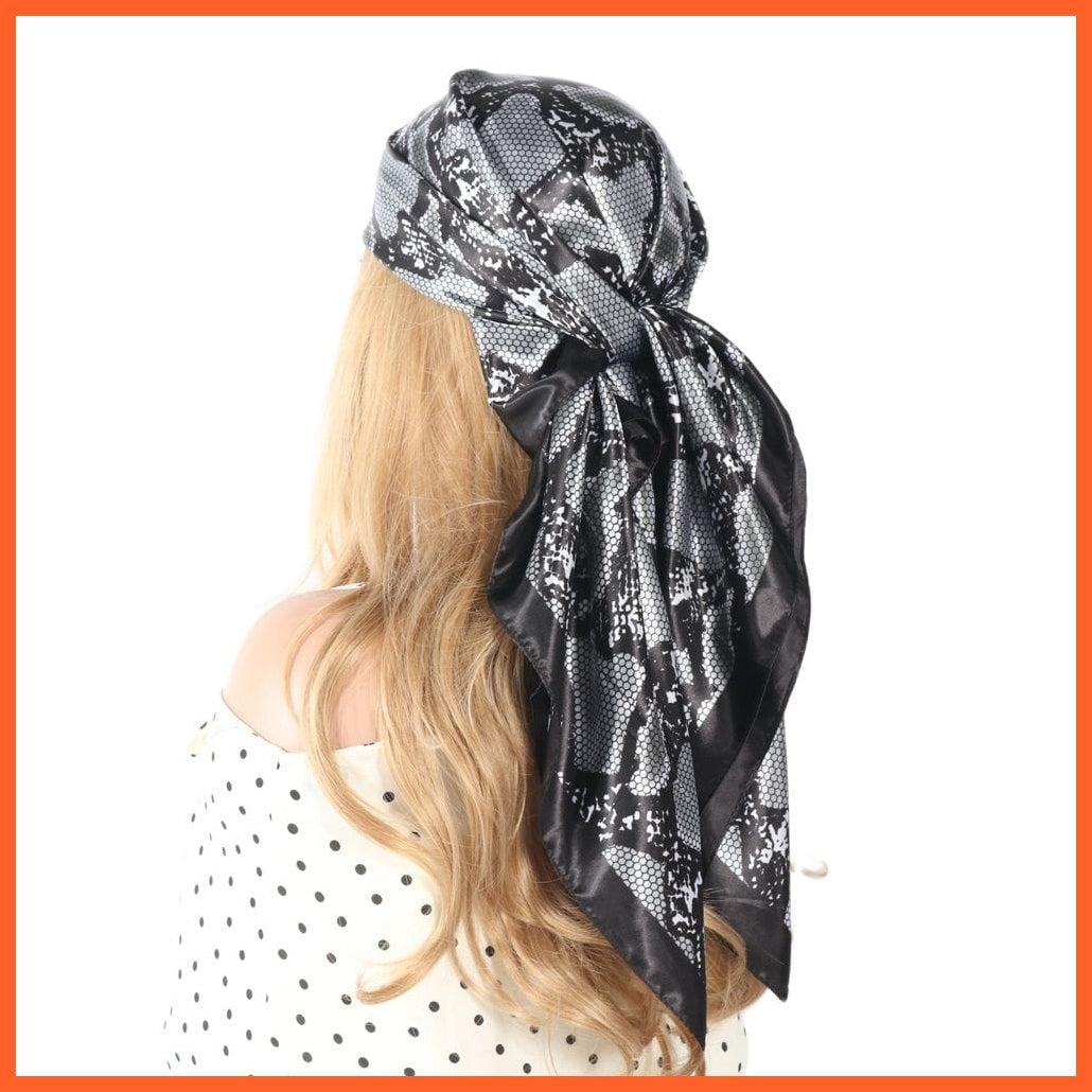 whatagift.com.au Women's Scarf Women Luxury Silk Scarves | Summer Fashion Bandanas Designer Hijab