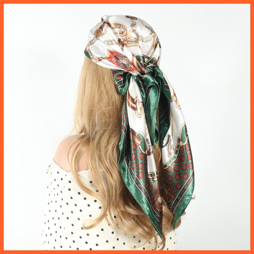whatagift.com.au Women's Scarf Women Luxury Silk Scarves | Summer Fashion Bandanas Designer Hijab