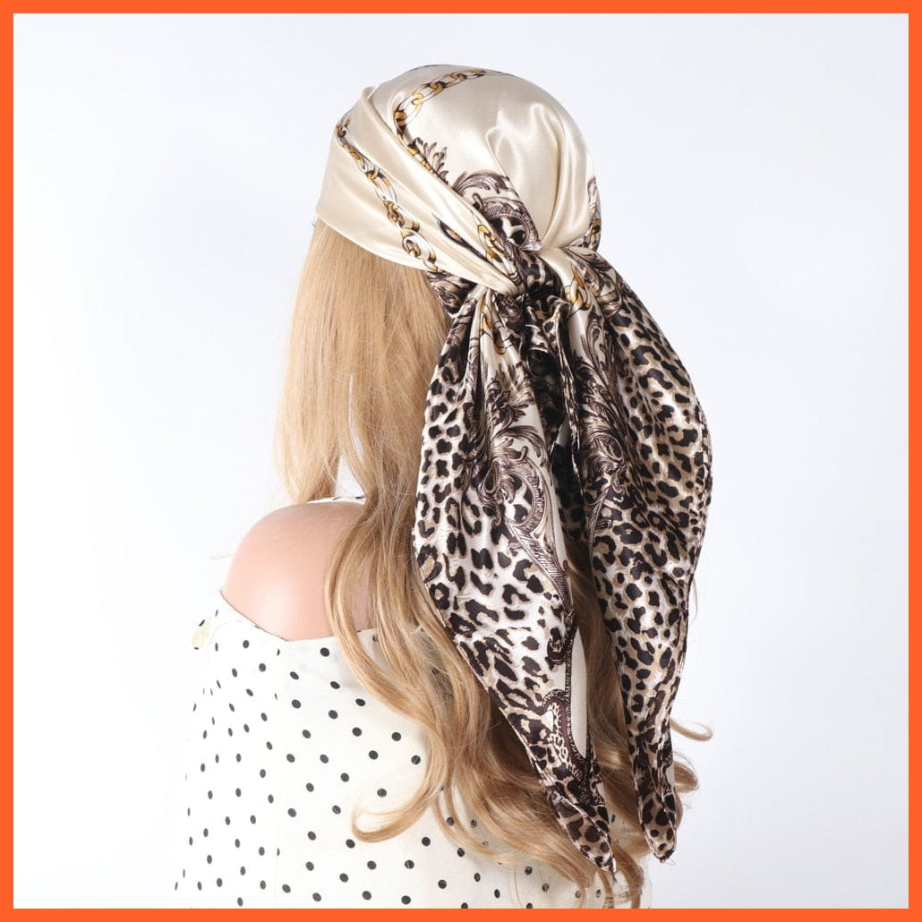 whatagift.com.au Women's Scarf Women Luxury Silk Scarves | Summer Fashion Bandanas Designer Hijab